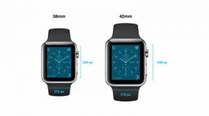 Часы Apple Watch работают на iOS и имеют разное разрешение