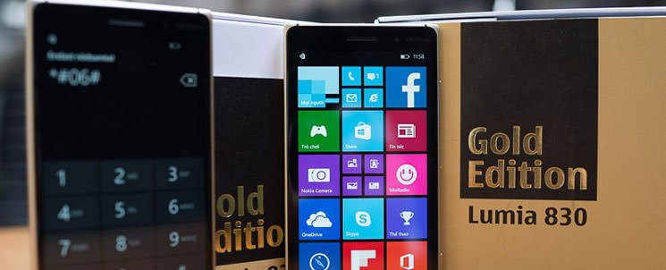 «Живые» фото Nokia Lumia 830 Gold Edition, характеристики