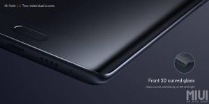 Xiaomi Mi Note 2. Передняя панель с загнутыми краями