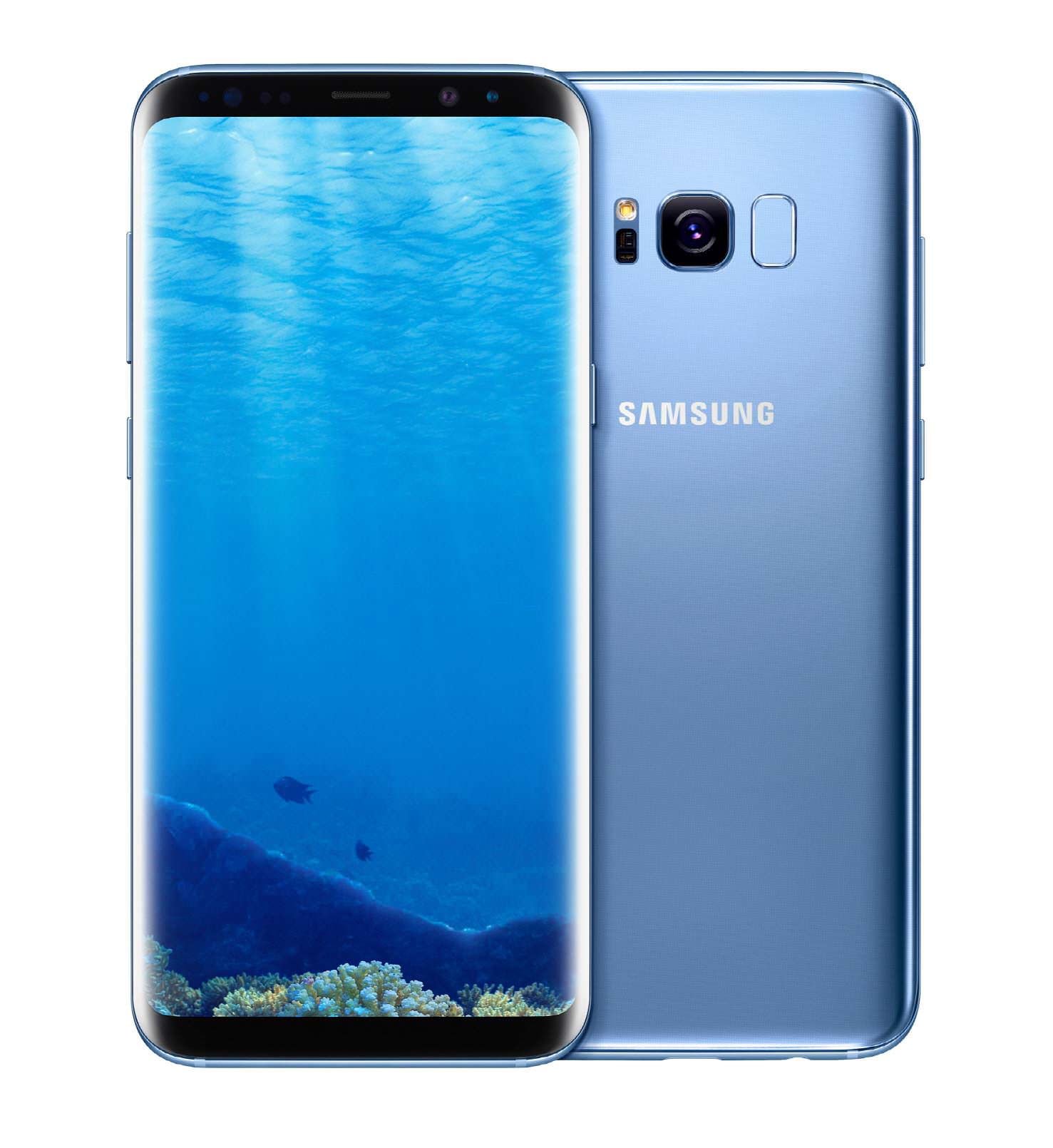 Samsung Galaxy S8 и S8+ голубой