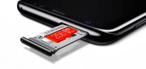 Лоток для microSD карты в Samsung Galaxy S8 / S8+