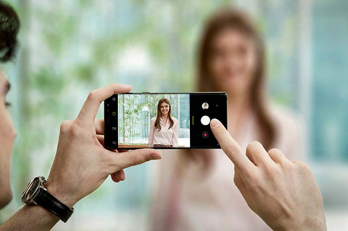 Samsung Galaxy Note8: съемка бокэ и просмотр в превью