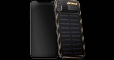 Новый Android iPhone X Tesla с солнечной батареей от Caviar