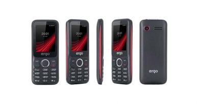 ERGO F249 - новый кнопочный телефон всего за 340 грн