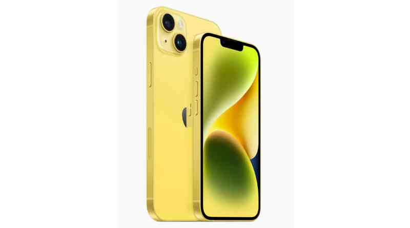 Apple iPhone 14 официально вышел в ярко-жёлтом цвете