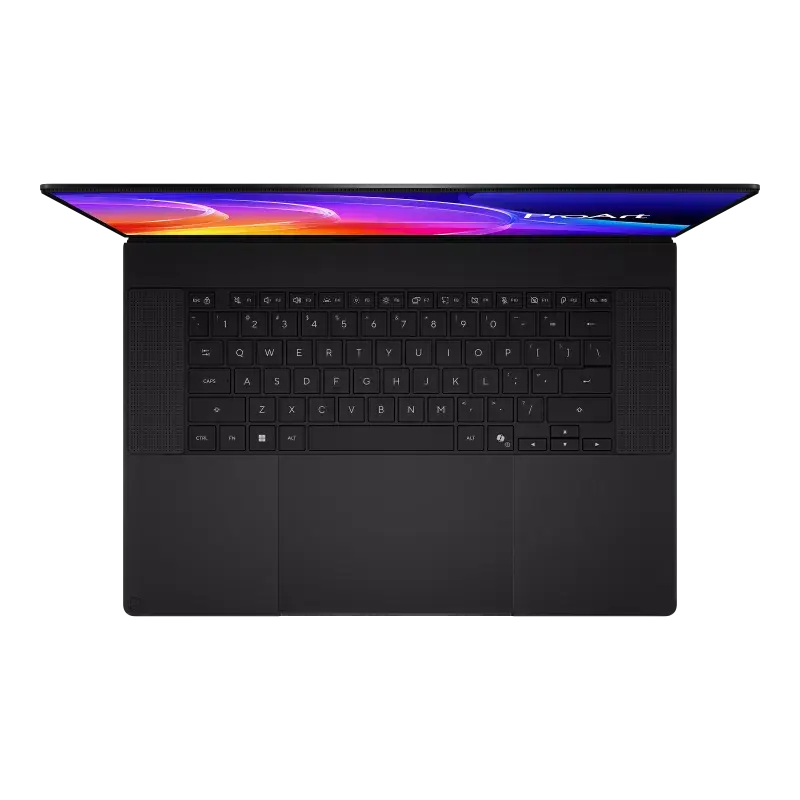 Тёмный корпус и эргономичная клавиатура ASUS ProArt P16 для локального запуска LLM и 3D-моделирования.
